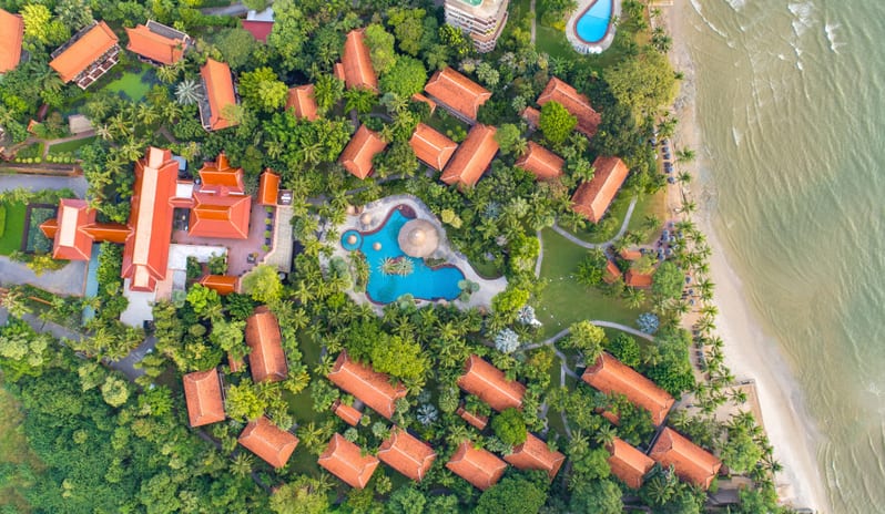 Anantara Hua Hin Resort-Aerial Beach View